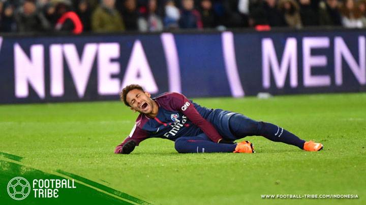 Neymar memang mengalami cedera ankle