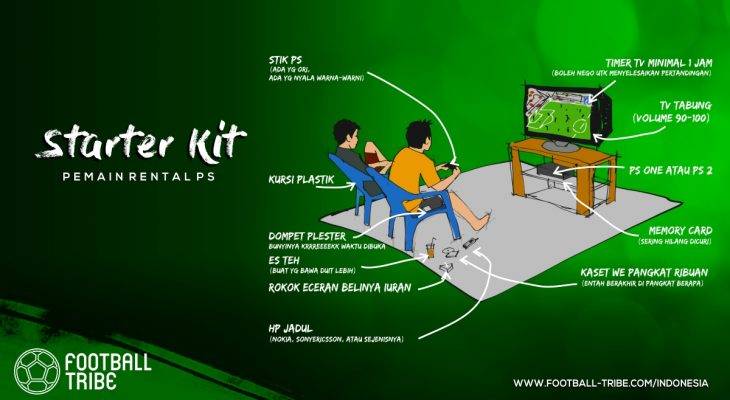 Winning Eleven dan Starter Kit Para Umatnya di Rental PlayStation