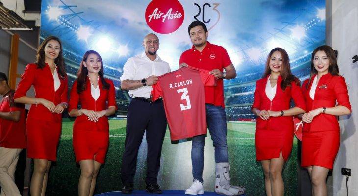 AirAsia Resmi Mengikat Kerja Sama dengan Roberto Carlos sebagai Brand Ambassador