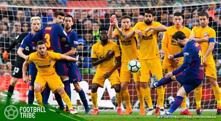 Tendangan Bebas Lionel Messi Dekatkan Barcelona ke Tangga Juara La Liga