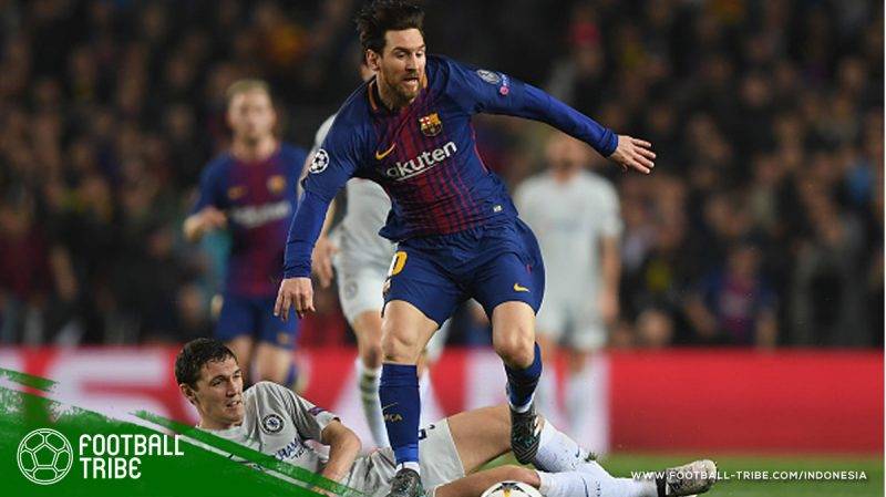 Barcelona berhasil menuntaskan perlawanan Chelsea