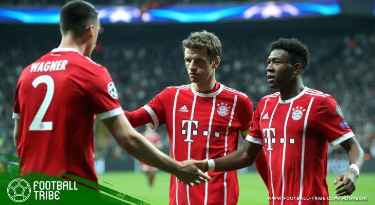 Bayern München Melenggang Mulus ke Delapan Besar