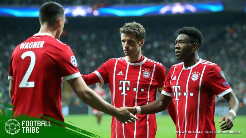 Bayern München memastikan lolos ke delapan besar