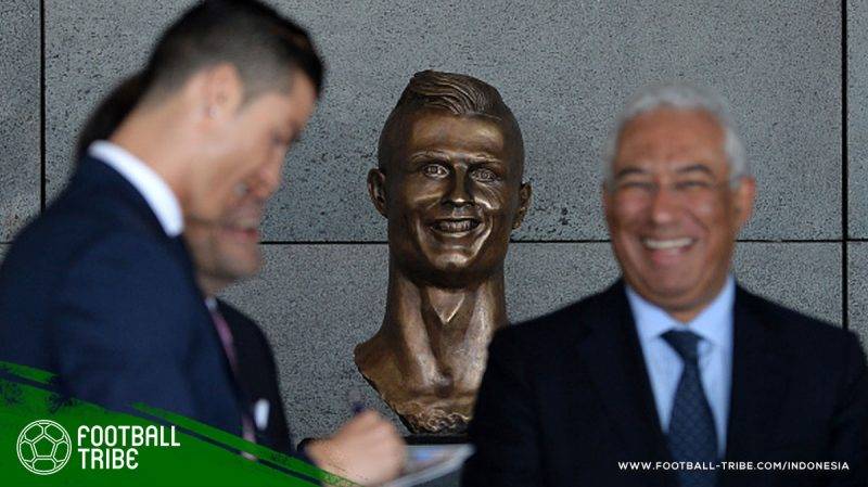 patung Cristiano Ronaldo