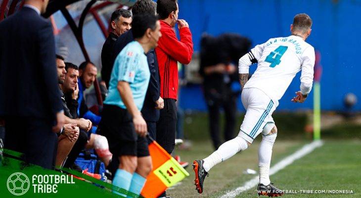 Sempat ‘Menghilang’ dari Pertandingan Selama Lima Menit, Sergio Ramos Ternyata Kebelet Buang Air