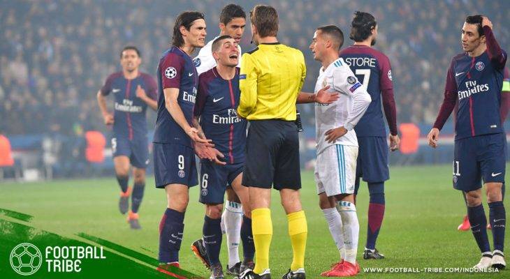 Rentetan Kartu Merah Marco Verratti di Liga Champions Eropa yang Menyulitkan PSG