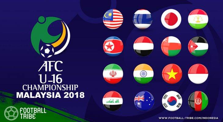 Hasil Drawing AFC U-16 2018, Indonesia Tergabung dengan Iran, India dan Vietnam