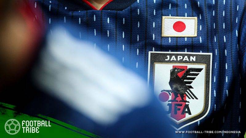 tas jinjing dengan motif timnas Jepang
