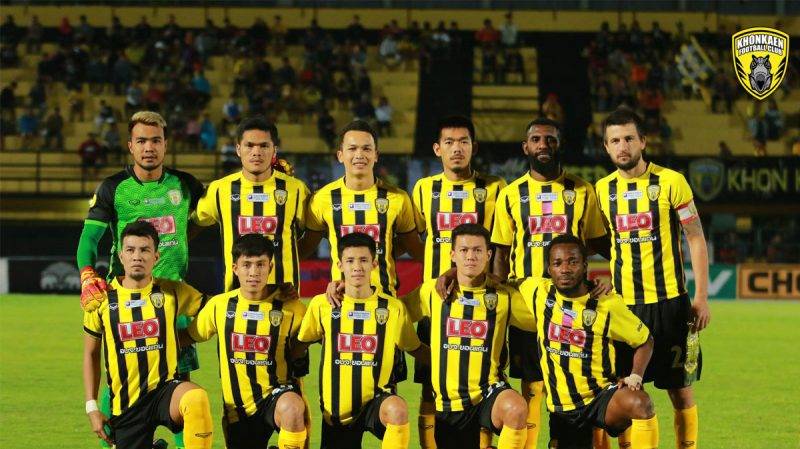 Khon Kaen FC mengoleksi 16 poin