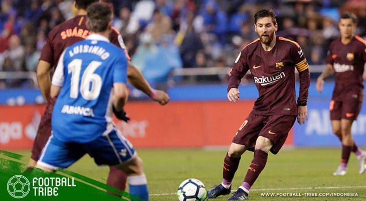 Hattrick Messi Tenggelamkan Depor dan Pastikan Barca Juara La Liga