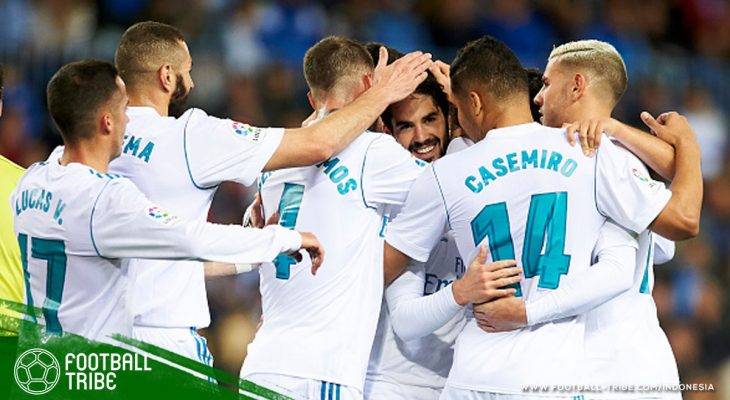 Taklukkan Malaga, Real Madrid Geser Valencia di Peringkat Ketiga