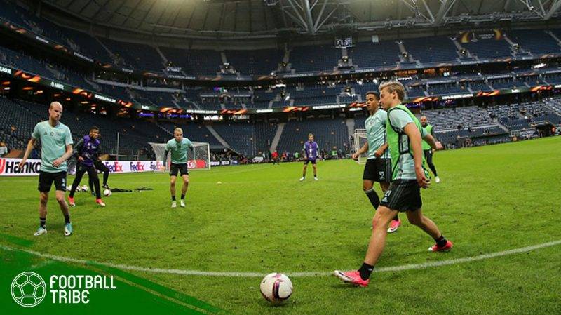 Ajax Amsterdam mengadakan latihan