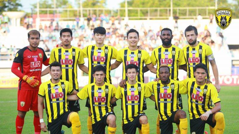 Khon Kaen FC menempati peringkat 3