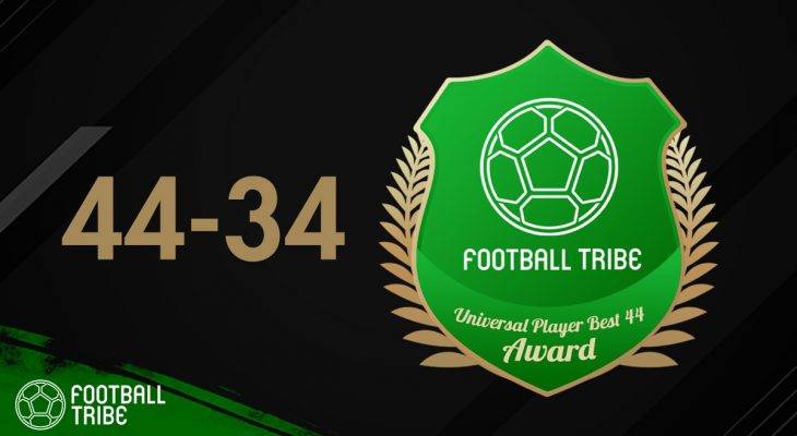 Football Tribe 44 Universal Player Awards: Peringkat 44-34