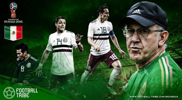 Profil Meksiko di Piala Dunia 2018: Upaya El Tricolor Memecahkan Rekor