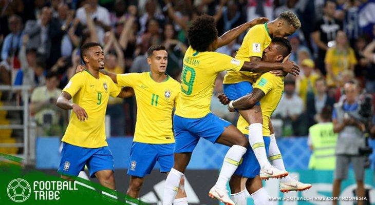 Piala Dunia 2018, Serbia vs Brasil: Menanti Tarian Samba Sesungguhnya di Fase Gugur