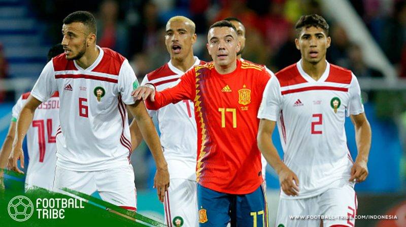 Spanyol harus bersusah payah menghadapi Maroko