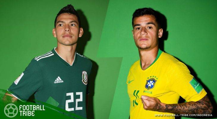 Prediksi 16 Besar Piala Dunia 2018, Brasil vs Meksiko: Ancaman Kepulangan Negara Besar Lainnya