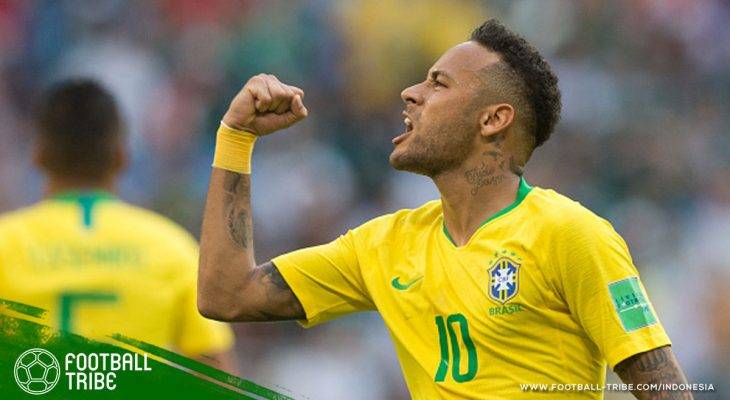 Gol Neymar Jadikan Brasil Negara Dengan Gol Terbanyak di Piala Dunia