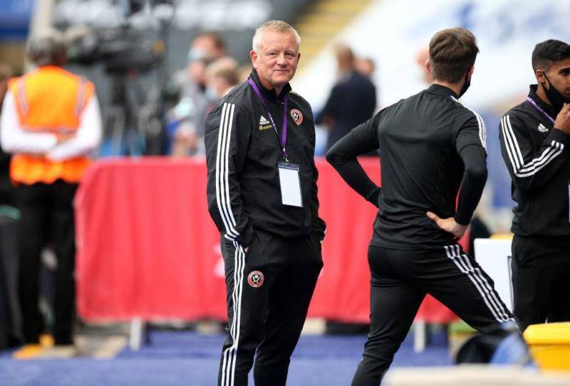 Chris Wilder manager of Sheffield United arrives before the Premier League match between Leicester City and Sheffield United at The King Power Stadium on July 16, 2020 in Leicester, United Kingdom.