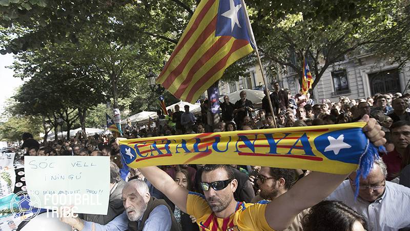 バルサ、カタルーニャ政治情勢への立場を表明「権利の行使を妨げる行為を非難します」