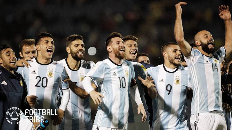 W杯出場決定のアルゼンチン代表、グループチャットで団結強める「メッシをW杯へ」