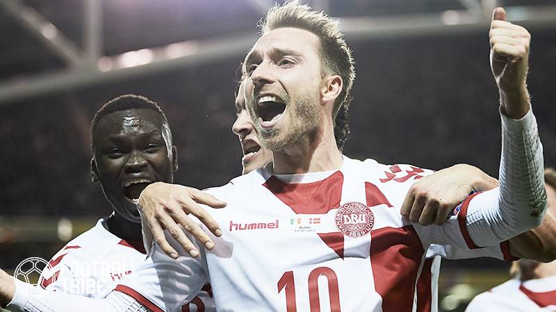 デンマークが2大会ぶり5度目のW杯出場権獲得。エリクセンのハットトリックで圧勝