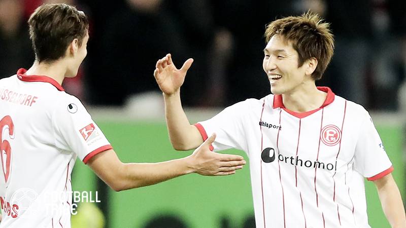 原口元気、移籍後初先発初ゴール。自身で得たPKを自ら決めチームの勝利に貢献