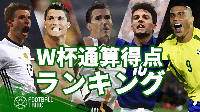 サッカー史上最高の点取り屋 ロナウド バッジョ マラドーナ W杯通算得点ランキング Football Tribe Japan