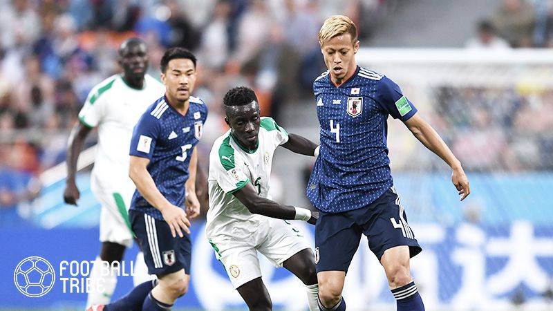 日本代表、乾と本田のゴールでセネガルに食らいつき勝ち点1をゲット
