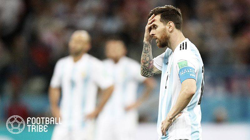 ロシアW杯後に混迷深めるアルゼンチン代表にメッシ年内欠場という大打撃