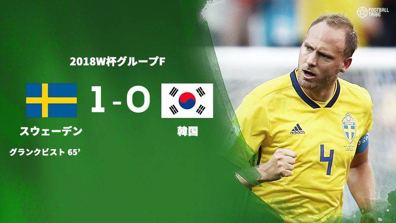 堅実な試合運びでスウェーデンが完封勝利。韓国はVARのPK判定に泣く