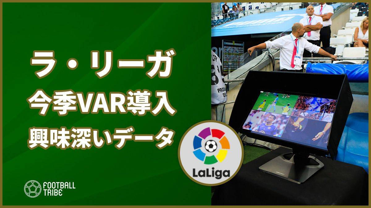 今季からラ リーガでvar供用開始に伴い 西紙が興味深いデータ紹介 Football Tribe Japan