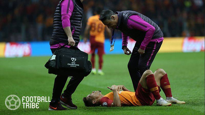 負傷交代した長友佑都…なんと肺に穴が開いてた…