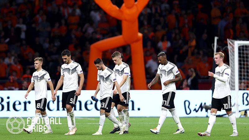 W杯グループステージ敗退のドイツがオランダに敗れる波乱【UEFAネーションズリーグ結果一覧】