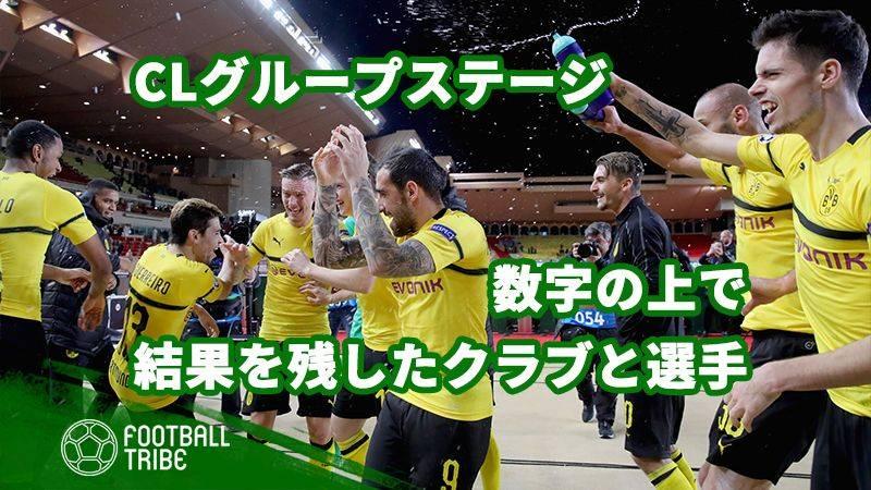 Clグループステージ終了 数字の上で結果を残した選手 クラブ Football Tribe Japan
