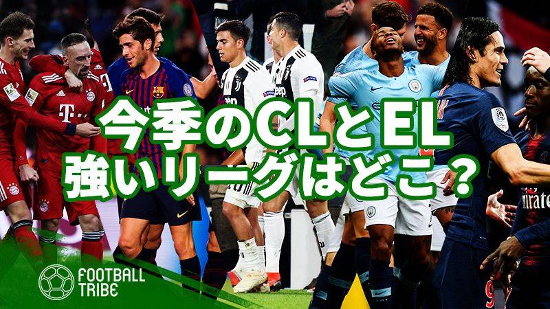 今季の欧州カップ戦（CLとEL）で最も勝ち点を稼いでいるリーグは？