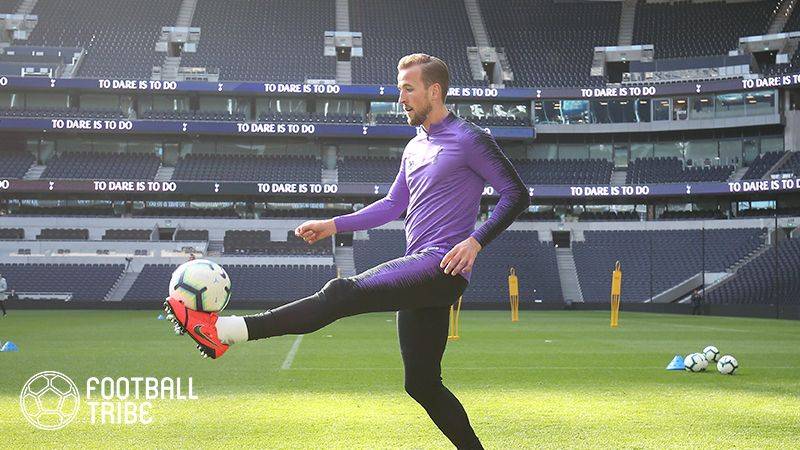 【動画】ケイン、トッテナム新スタジアムでシュート練