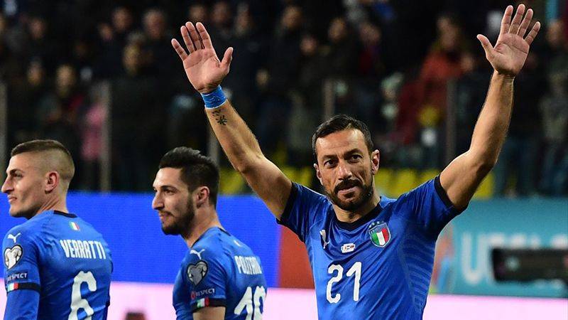 イタリア代表、EURO2020予選2試合のメンバー発表。今季セリエA得点王クアリャレッラが招集