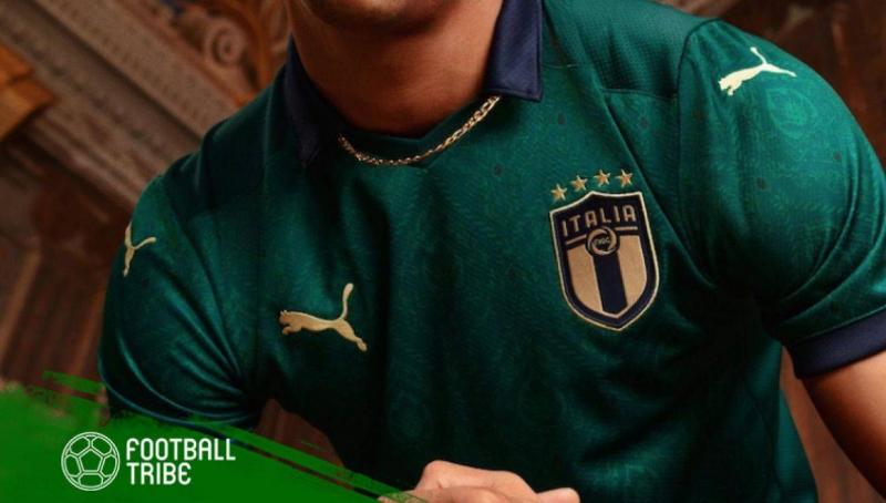 イタリア代表の新ユニフォーム 物議を醸す 緑色のデザインについて Football Tribe Japan