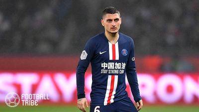 PSG、イタリア代表MFの負傷を発表。右ひざのじん帯損傷で今季終了の可能性も…