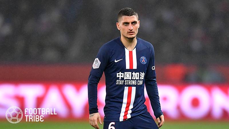 Psg イタリア代表mfの負傷を発表 右ひざのじん帯損傷で今季終了の可能性も Football Tribe Japan