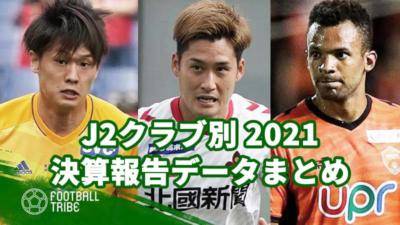 J2クラブ別、2021決算報告データまとめ。コロナ禍も健全経営クラブ倍増