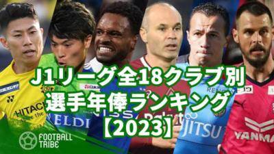 【2023】J1リーグ全18クラブ別、選手年俸ランキング