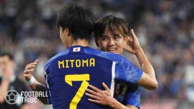 浦和GK鈴木彩艶につづき…マンUが久保建英と三笘薫に関心か「W杯で…」