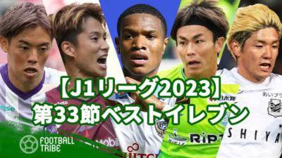 【J1リーグ2023】王者が決定した第33節のベストイレブン