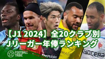 【2024】全20クラブ別Jリーガー年俸ランキング