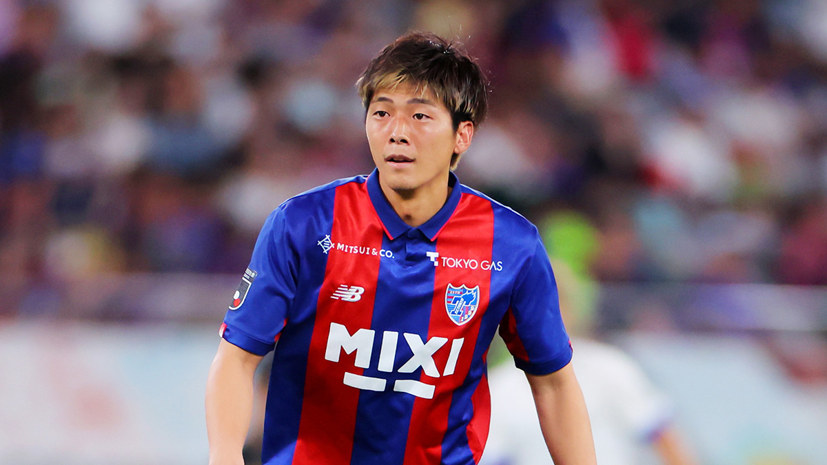 FC東京　京都サンガ　水戸ホーリーホック　塚川孝輝　2024選手実着用着　シャツ 岡山・川崎・京都・FC東京・水戸等に在籍。塚川孝輝が今夏移籍へ