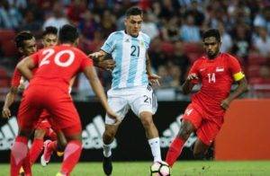 Video Argentina Membelasah Singapura 6-0