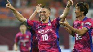 Video Podolski Jaringkan 2 Gol Dalam Penampilan Pertama Vissel Kobe